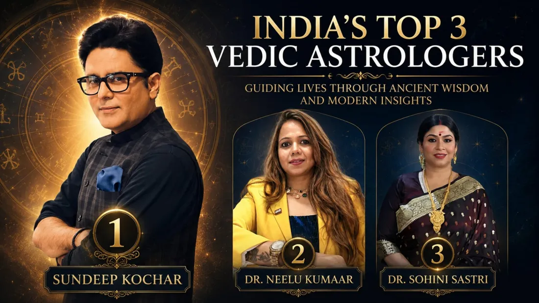 India's Top 3 Vedic Astrologers: Sundeep Kochar, Dr. Neelu Kumaar, Dr. Sohini Sastri